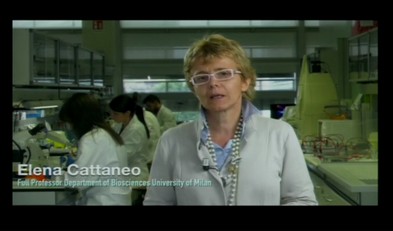 Un frame dell'intervento della professoressa Elena Cattaneo. La senatrice a vita ha con l'Universit&agrave; di Cagliari e la professoressa Morelli un'intesa consolidata