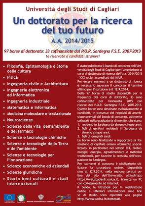 Locandina corsi di dottorato - XXX ciclo
