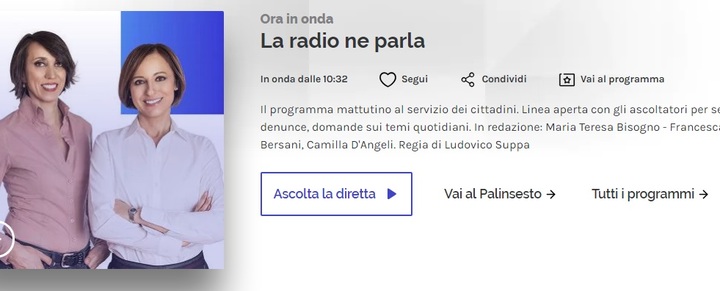 La radio ne parla