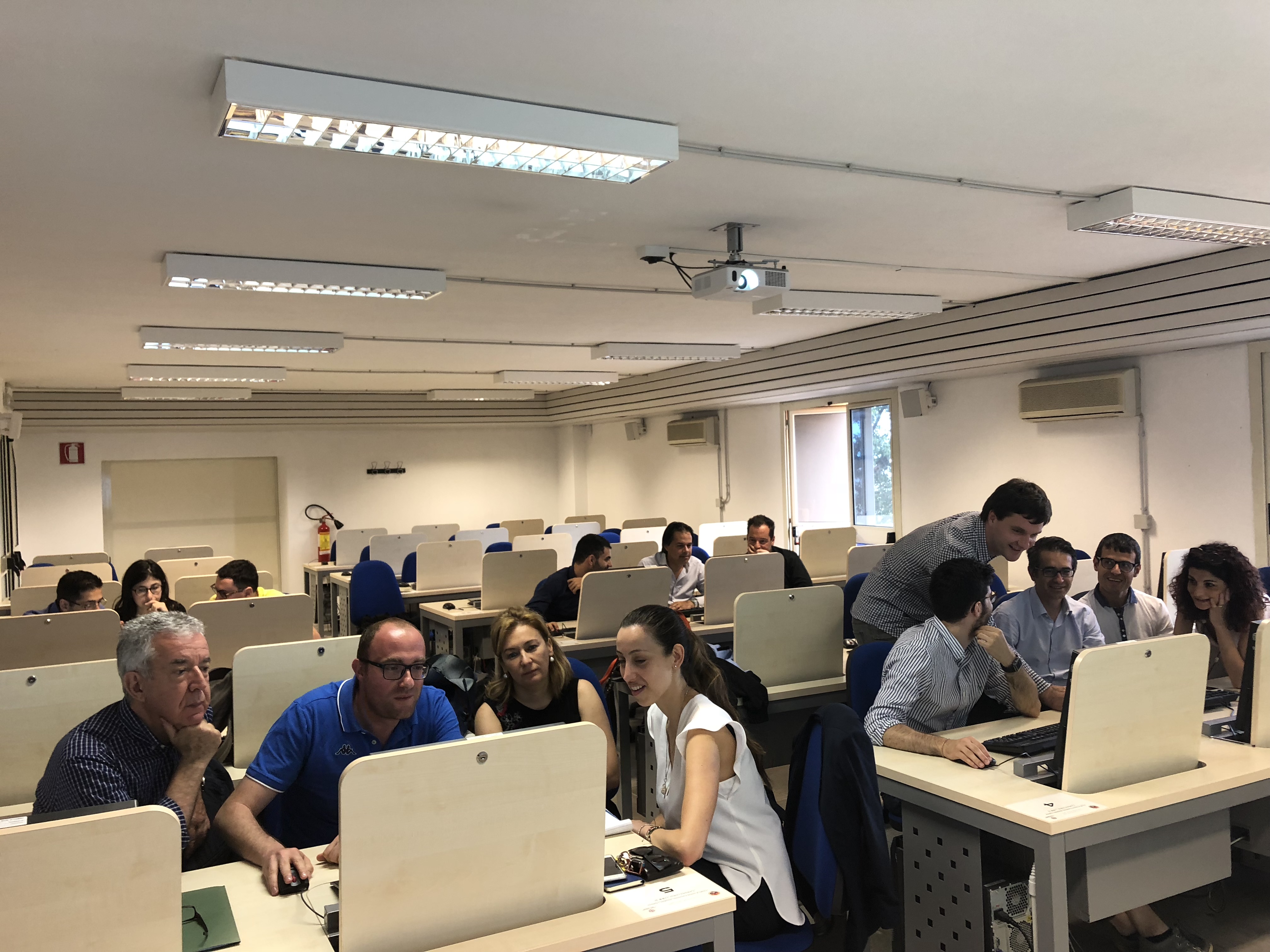Alcune immagini della settimana formativa riservata ai docenti, organizzata in collaborazione con SAP Italia, azienda leader nel settore di soluzioni software per le aziende.