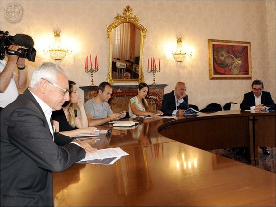 La conferenza stampa