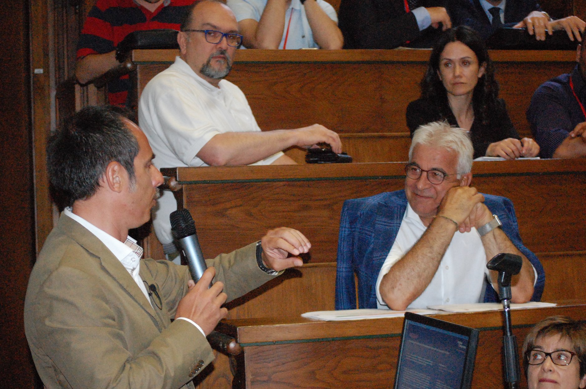 UniCa&Imprese, Mauro Scanu (TgR RAI Sardegna) con Giorgio Pisanu, direttore di Sardegna Ricerche