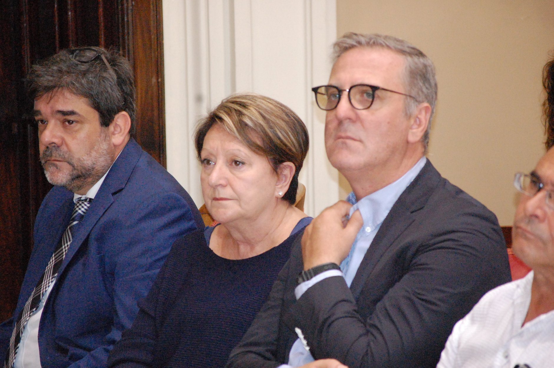 Le immagini dell'incontro questa mattina tra il Rettore, il Prorettore vicario Francesco Mola e il coordinatore del Presidio della Qualit&agrave; Elio Usai e i coordinatori dei corsi di laurea.
