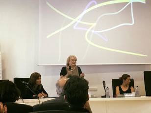 Grazia Maria De Matteis, durante il proprio intervento alla Summer School "Human Rights and Social Inclusion"