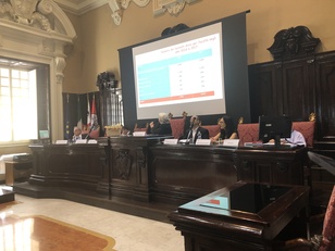 Un altro momento della cerimonia