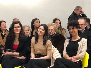 Giulia Rubiu, Laura Spano e Alice Salimbeni, alla discussione delle loro tesi di laurea nell'IPM di Quartucciu