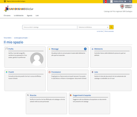 Il mio spazio su OPAC BiblioSar