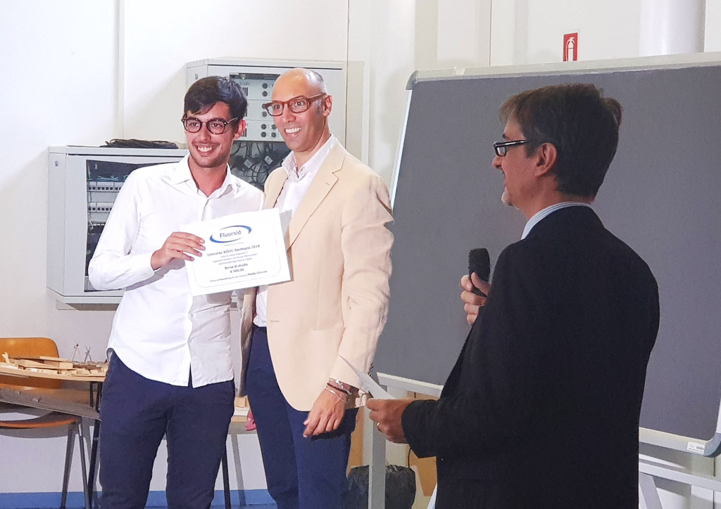 Premiazione nell'aula Alfa di Ingegneria
