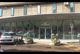 Cagliari. L'aula magna della facolt&agrave; di Ingegneria in via Marengo