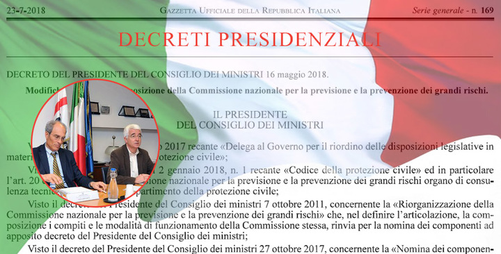 Il professor Cao, a sinistra, con il vice presidente della Giunta regionale, Raffaele Paci
