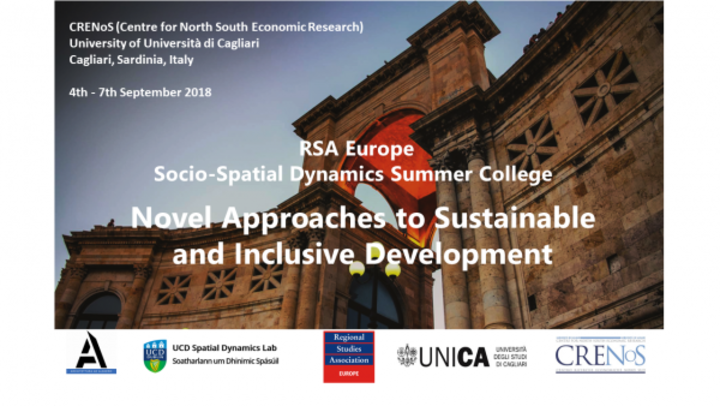 Fino al 7 settembre al Campus Aresu il Summer College su Novel Approaches to Sustainable and Inclusive Development
