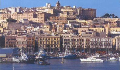 Cagliari dal mare