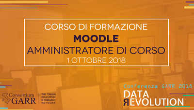 Luned&igrave; 1 ottobre il corso per gestire e-elearning su moodle