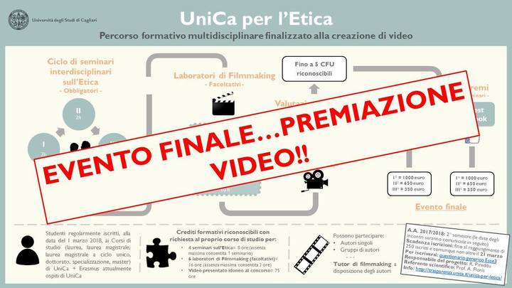 UniCa per l'Etica: ancora un'iniziativa di sensibilizzazione su temi delicatissimi per la nostra societ&agrave;