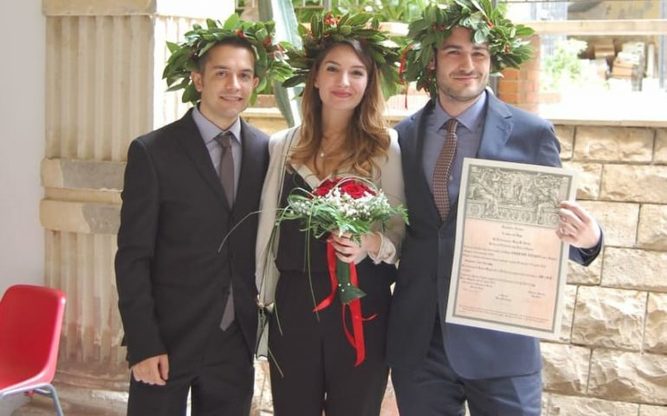 Un importante riconoscimento per il lavoro di tesi di Marta Barrui, Alessandro Murgia e Stefano Tavera, discusso con la prof.ssa Donatella Rita Fiorino