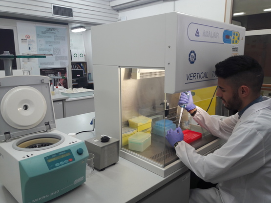 Il laboratorio della sezione di Neuroscienze e e antropologia del Disva