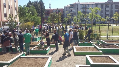 Cagliari. Culture, tradizioni e operativit&agrave; diverse. Una foto degli orti urbani a Mulinu Becci (foto Casteddu on line)