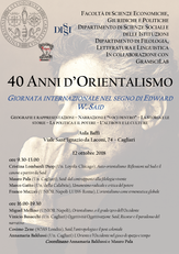 La locandina della giornata internazionale di studi