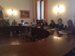 La riunione in Sala Consiglio di Palazzo Belgrano