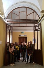 Palazzo de La Vall&eacute;e: gli studenti effettuano il sopralluogo
