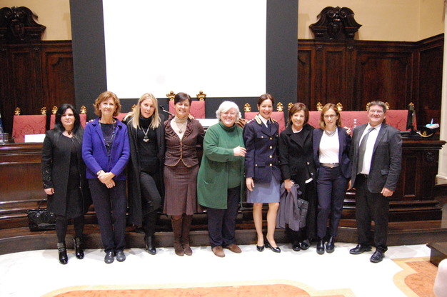 Foto di gruppo dopo la tavola rotonda