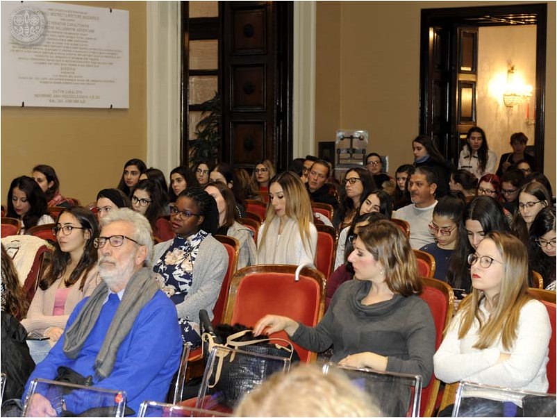 L'Aula magna durante la tavola rotonda