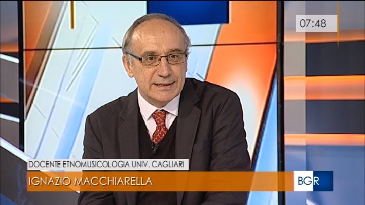 Ignazio Macchiarella durante la trasmissione