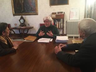 Il Rettore incontra Marcella e Giovanni Pincherle