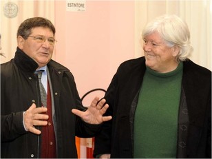 Maria Del Zompo con Francesco Mola, Prorettore vicario