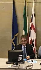 Massimiliano Grosso, curatore dell'evento e coordinatore del corso di laurea in Ingegneria chimica