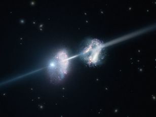 Un'altra immagine di grande impatto che rappresenta un fenomeno celeste