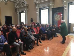 L'incontro in Aula magna per il tradizionale scambio di auguri