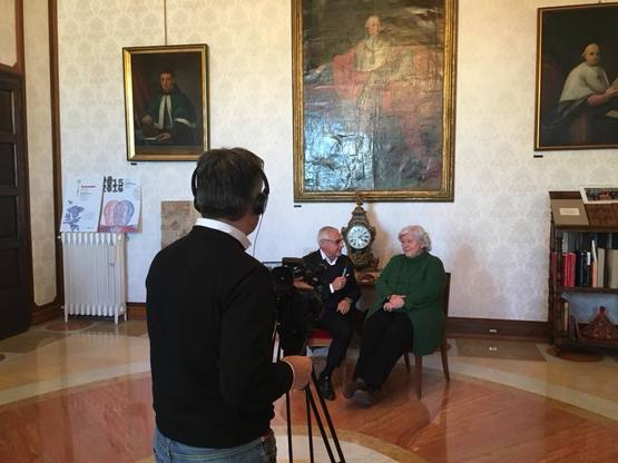 La registrazione dell'intervista
