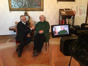 Un altro momento dell'intervista