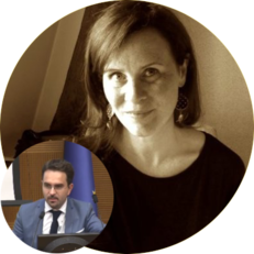 Lucie Cluzel-M&eacute;tayer e Giorgio Mancosu