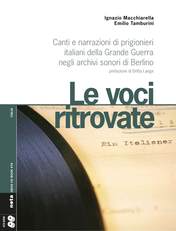 La copertina del volume "Le voci ritrovate"
