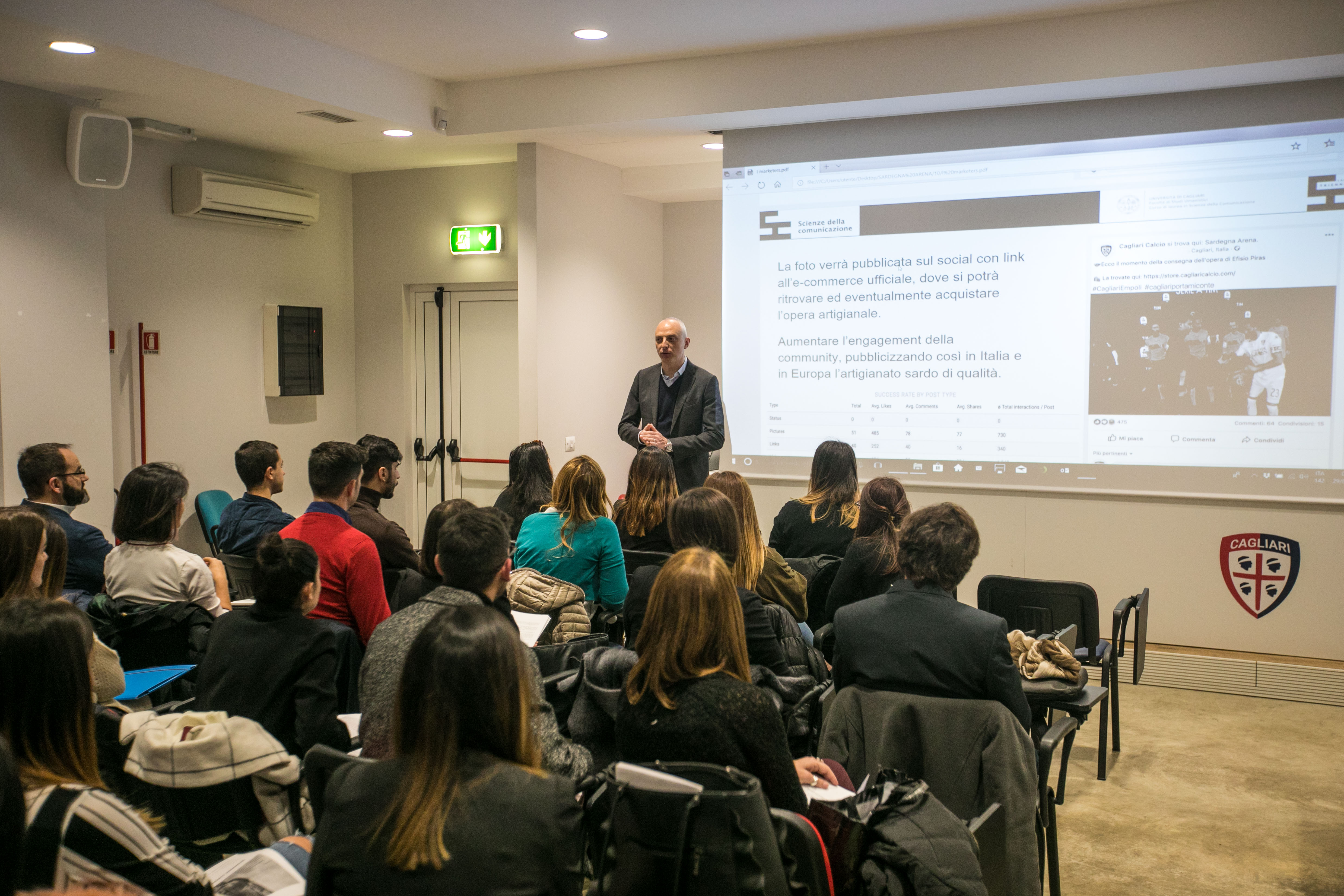 L'intervento di Mario Passetti, DG del Cagliari