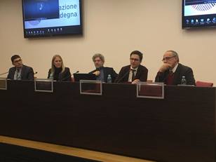La presentazione dell'opera alla Fondazione di Sardegna (febbraio 2019)