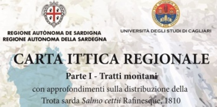 Il frontespizio della Carta Ittica Regionale della Sardegna