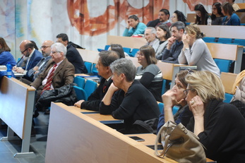Seminario camilleriano, il pubblico in Aula Capitini