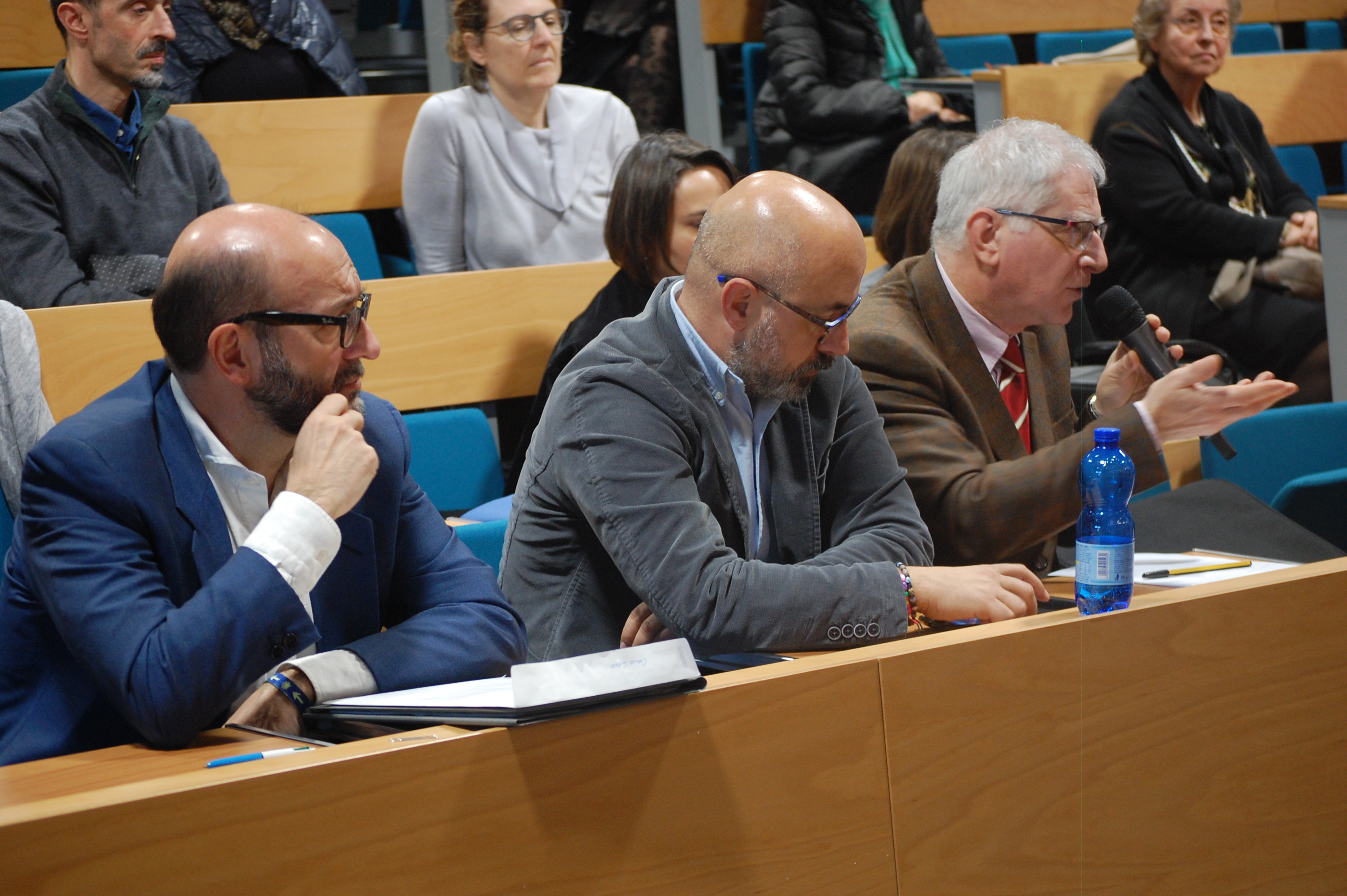 Seminario camilleriano, il pubblico in Aula Capitini