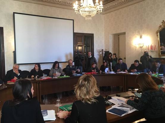 La conferenza stampa