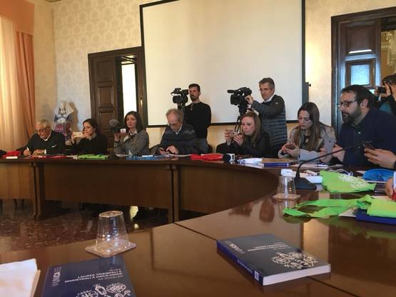 La conferenza stampa