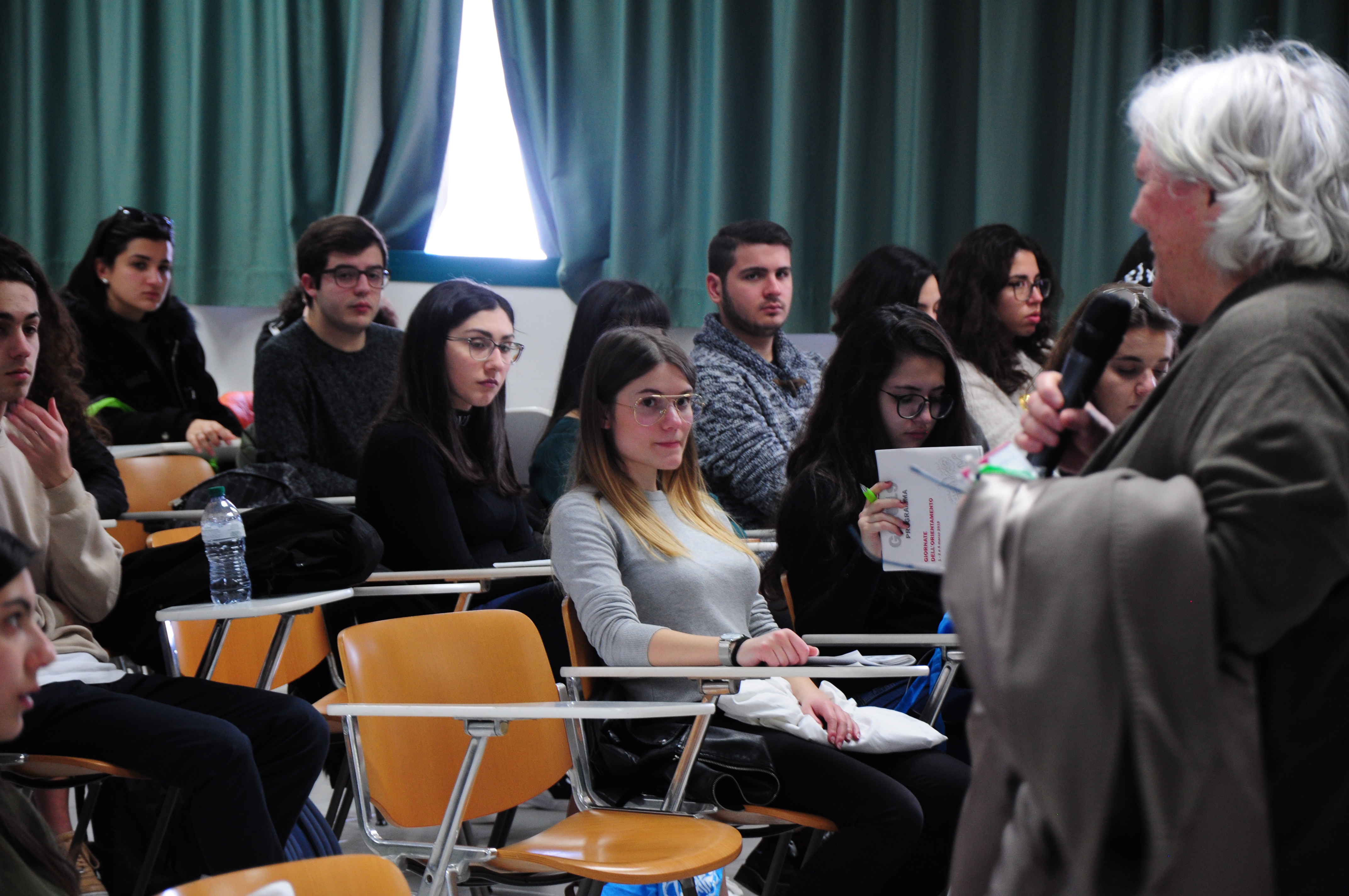 Il Rettore Maria Del Zompo incontra gli studenti alle GO2019