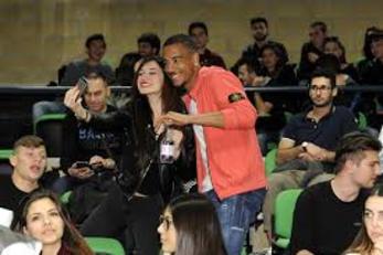 UniStem Day 2017. Alla giornata hanno preso parte anche i calciatori del Cagliari Miangue e Barella
