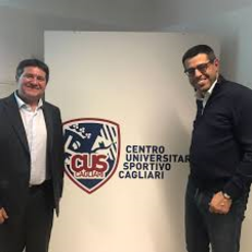 Cagliari. Ateneika &egrave; fiore all'occhiello degli eventi annuali dell'Universit&agrave; di Cagliari e del Cus. Da sinistra, il pro rettore vicario, Francesco Mola e il presidente del Centro sportivo, Marco Meloni