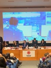 Pula. Parco scientifico e tecnologico della Sardegna. Una fase della tavola rotonda