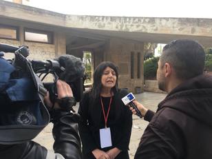 Isabella Sulis intervistata da Graziano Pintus per il TGR della RAI