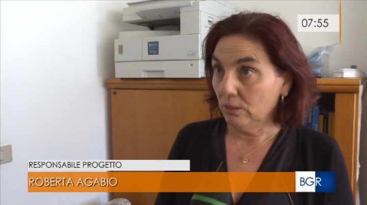 Roberta Agabio durante l'intervista con Antonia Moro