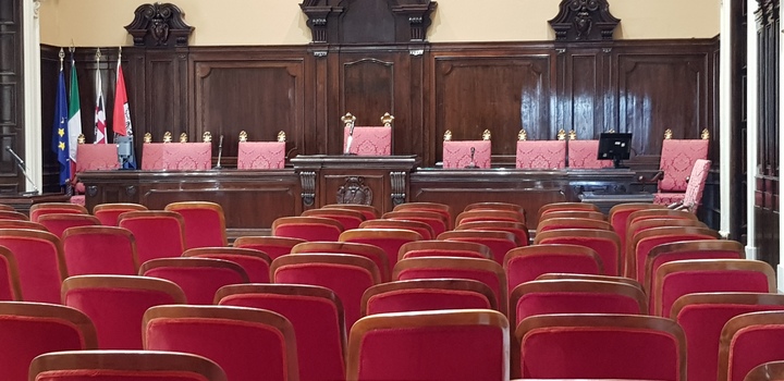 L'Aula magna del Rettorato